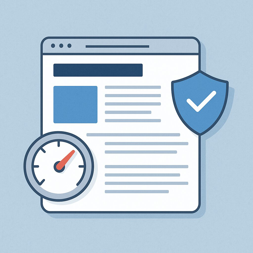 Snelle en veilige wordpress-website